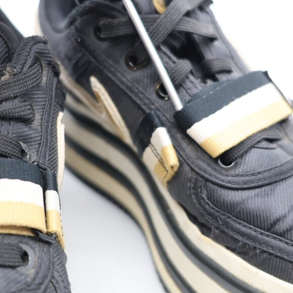 Nike Vandal 2X Black Matellic Gold Women’s US 7.5 Platform Sneakers AO2868-002 - Picture 11 of 11